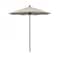 California Umbrella 7.5' Black Aluminum Market Patio Umbrella, Olefin Beige 194061334720 - alternate 1